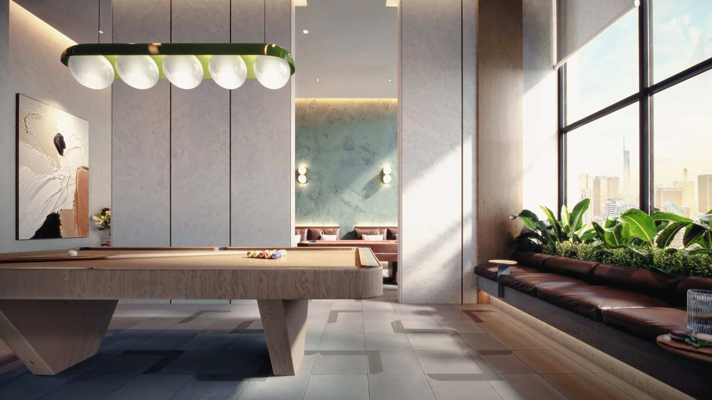 Artist's impression of a Parkside Residences bathroom